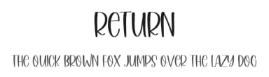 Return by Inermedia Studio — Script Handwritten Font — thumbnail 1
