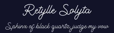 Retylle Solyta by Creatype Studio — Script Handwritten Font — thumbnail 2