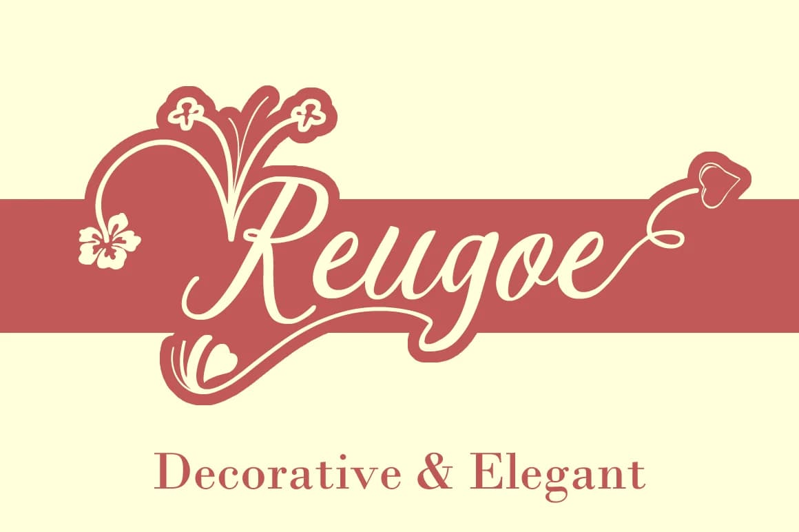 Reugoe Script Font by Creative Fabrica Fonts — Script Handwritten Font