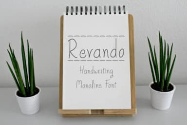 Revando Font by Dasagani — Script Handwritten Font — thumbnail 1