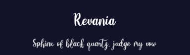 Revania by Suamzu Art — Script Handwritten Font — thumbnail 2