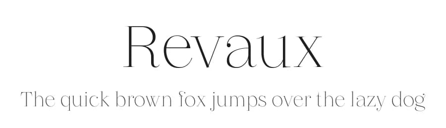 Revaux by Wahyu & Sani Co. — Serif Font — preview 1