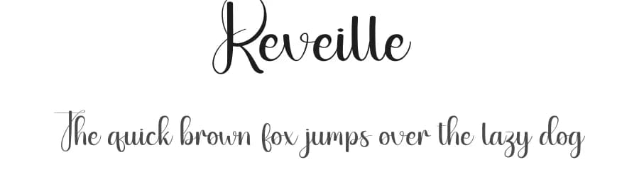 Reveille by Andi Moz — Script Handwritten Font