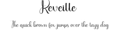 Reveille by Andi Moz — Script Handwritten Font — thumbnail 1