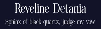 Reveline Detania by Dedi Setiyawan — Serif Font — thumbnail 2