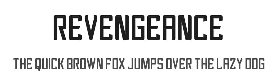 Revengeance by Chequered Ink — Sans Serif Font