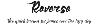 Reverse by RaisProject — Script Handwritten Font — thumbnail 1