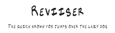 Reviiser by Dave Estes — Script Handwritten Font — thumbnail 1