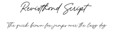Revisthond Script by Namara Creative — Script Handwritten Font — thumbnail 1