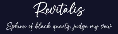 Revitalis by Nirmala Creative — Script Handwritten Font — thumbnail 2