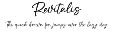 Revitalis by Nirmala Creative — Script Handwritten Font — thumbnail 1
