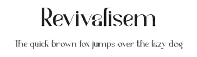 Revivalisem by Irfan Hidayat — Sans Serif Font — thumbnail 1