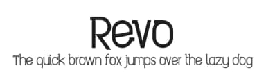 Revo by G3Typefaces — Sans Serif Font — thumbnail 1