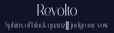 Revolto by VPcreativeshop — Serif Font — thumbnail 2