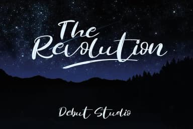 Revolution Brush Font by Debut Studio — Script Handwritten Font — thumbnail 1