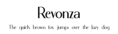 Revonza by XD Creative — Sans Serif Font — thumbnail 1