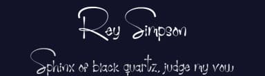 Rey Simpson by Hendra Pratama — Script Handwritten Font — thumbnail 2
