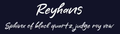 Reyhans by Khurasan — Script Handwritten Font — thumbnail 2