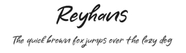 Reyhans by Khurasan — Script Handwritten Font — thumbnail 1