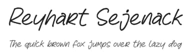 Reyhart Sejenack by Letterena Studios — Script Handwritten Font — thumbnail 1