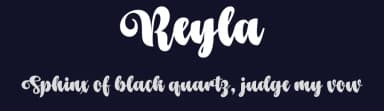 Reyla by Wais Alqarni — Script Handwritten Font — thumbnail 2