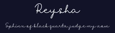 Reysha by Madatype Studio — Script Handwritten Font — thumbnail 2