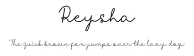 Reysha by Madatype Studio — Script Handwritten Font — thumbnail 1