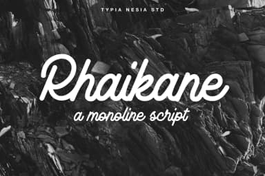Rhaikane Font by Typia Nesia — Script Handwritten Font — thumbnail 1