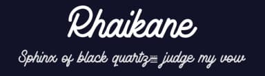 Rhaikane by Typia Nesia — Script Handwritten Font — thumbnail 2