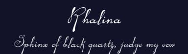 Rhalina by Iconian Fonts — Script Handwritten Font — thumbnail 2