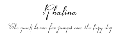 Rhalina by Iconian Fonts — Script Handwritten Font — thumbnail 1