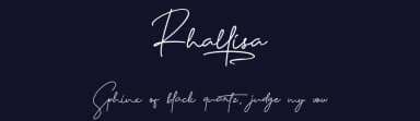Rhallisa by Ditoollis Project — Script Handwritten Font — thumbnail 2
