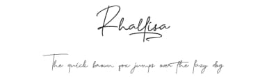 Rhallisa by Ditoollis Project — Script Handwritten Font — thumbnail 1