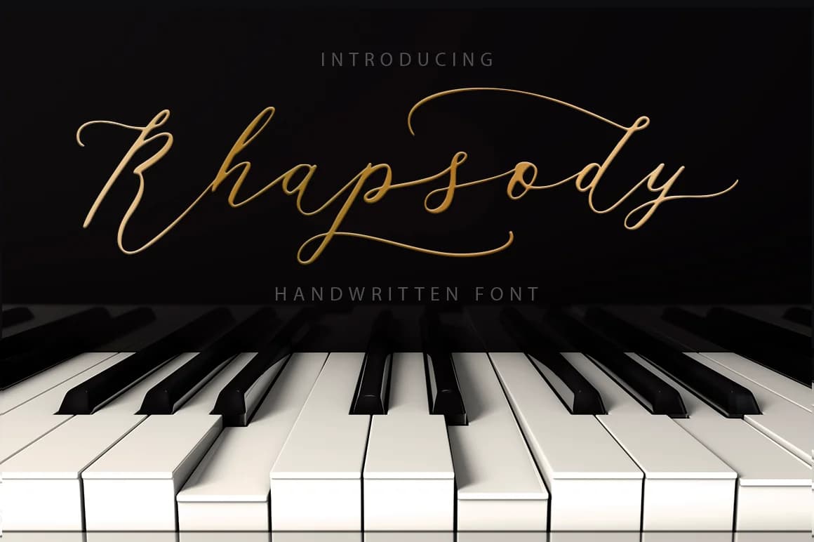 Rhapsody Font by Red Ink — Script Handwritten Font