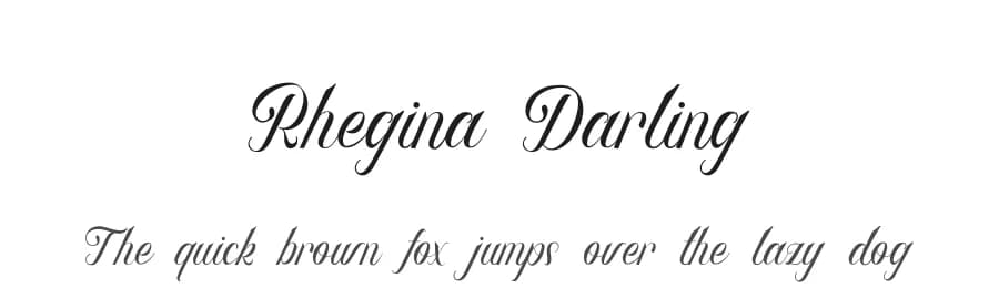 Rhegina Darling by GoldenGraph Design — Script Handwritten Font