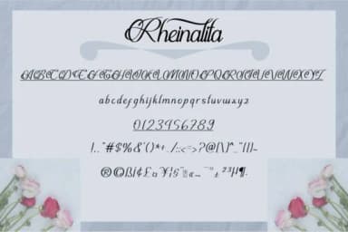 Rheinalita Font by ahmadrofingi97 — Script Handwritten Font — thumbnail 4