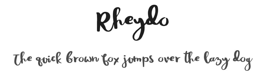 Rheydo by Scratch Design — Script Handwritten Font