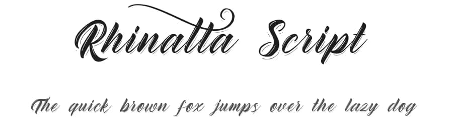 Rhinatta Script by Debut Studio — Script Handwritten Font