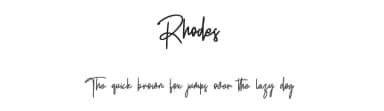 Rhodes by Maulana Creative — Script Handwritten Font — thumbnail 1