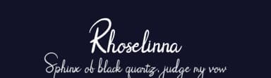 Rhoselinna by Naharstd — Script Handwritten Font — thumbnail 2