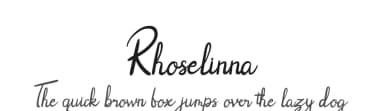 Rhoselinna by Naharstd — Script Handwritten Font — thumbnail 1