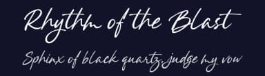 Rhythm of the Blast by BlackFridayFont FMF — Script Handwritten Font — thumbnail 2