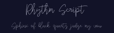 Rhythm Script by 177Studio — Script Handwritten Font — thumbnail 2
