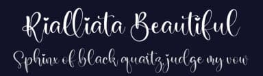 Rialliata Beautiful by Integritype Studio — Script Handwritten Font — thumbnail 2