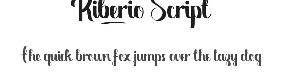 Riberio Script by RaisProject — Script Handwritten Font