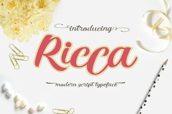Ricca Font by Olexstudio — Script Handwritten Font