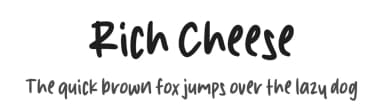 Rich Cheese by MJType — Script Handwritten Font — thumbnail 1