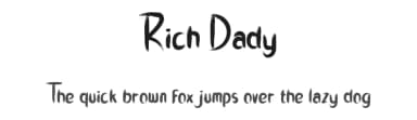 Rich Dady by Indriyanti — Script Handwritten Font — thumbnail 1