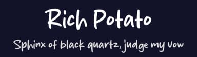 Rich Potato by MJType — Script Handwritten Font — thumbnail 2