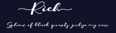 Rich by AnyTypeCo — Script Handwritten Font — thumbnail 2